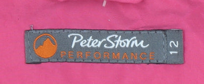 Womens UK Size 12 Peter Storm Pink Rain Coat