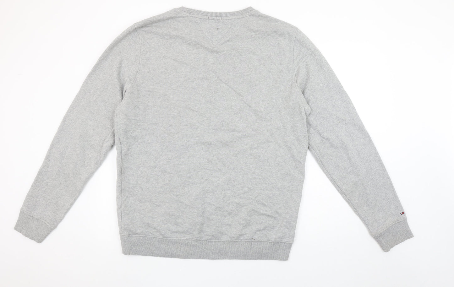 Mens UK Size XL Tommy Jeans Grey Pullover Sweatshirt