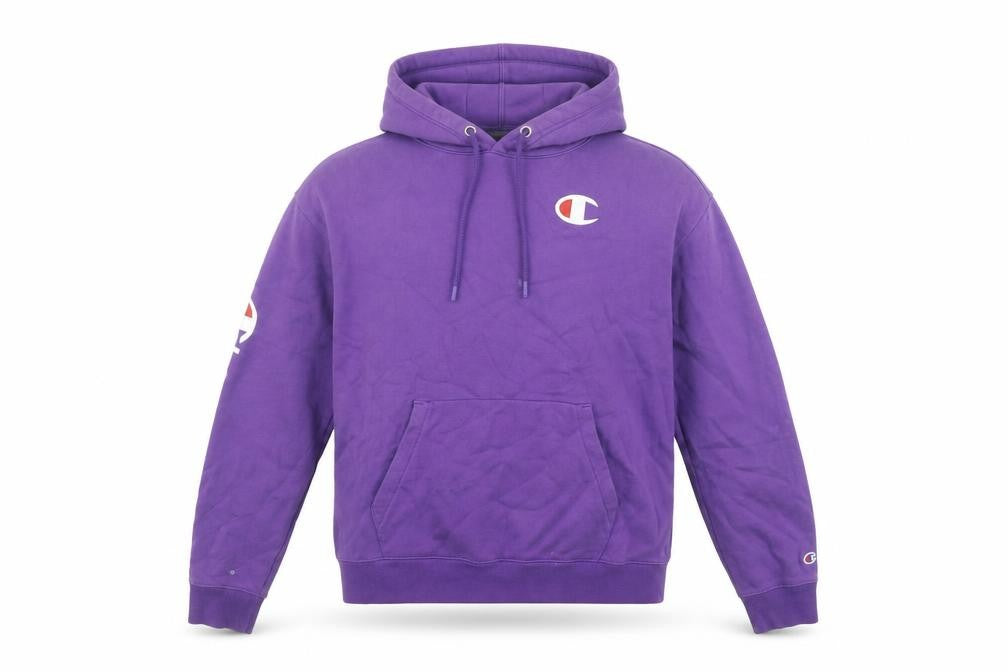 Mens UK Size S Champion Purple Pullover Hoodie