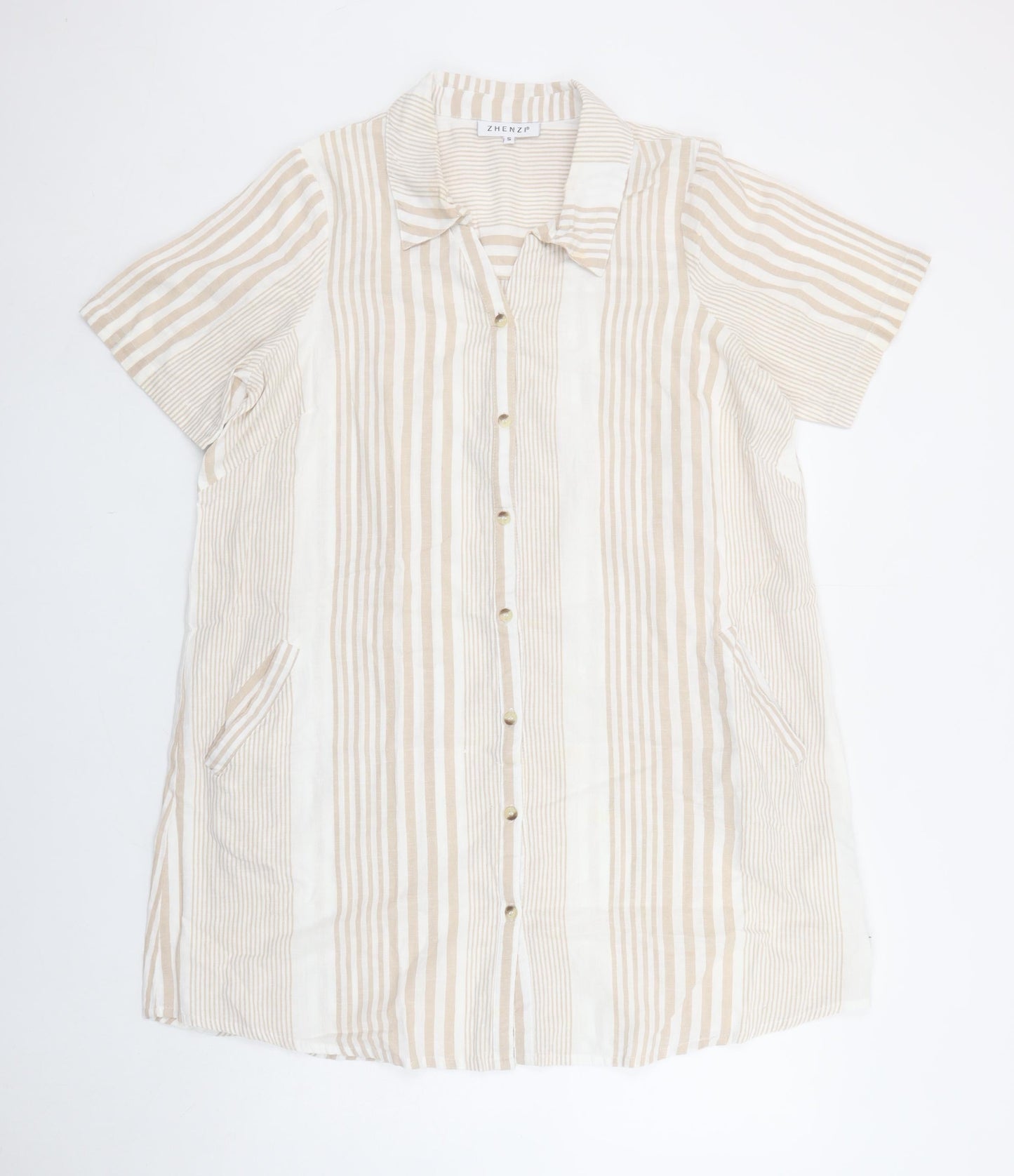 Womens UK Size S Zhenzi Shirt Dress