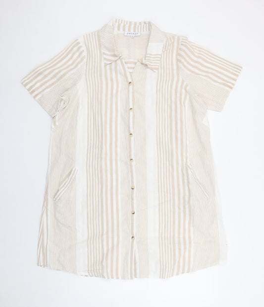 Womens UK Size S Zhenzi Shirt Dress