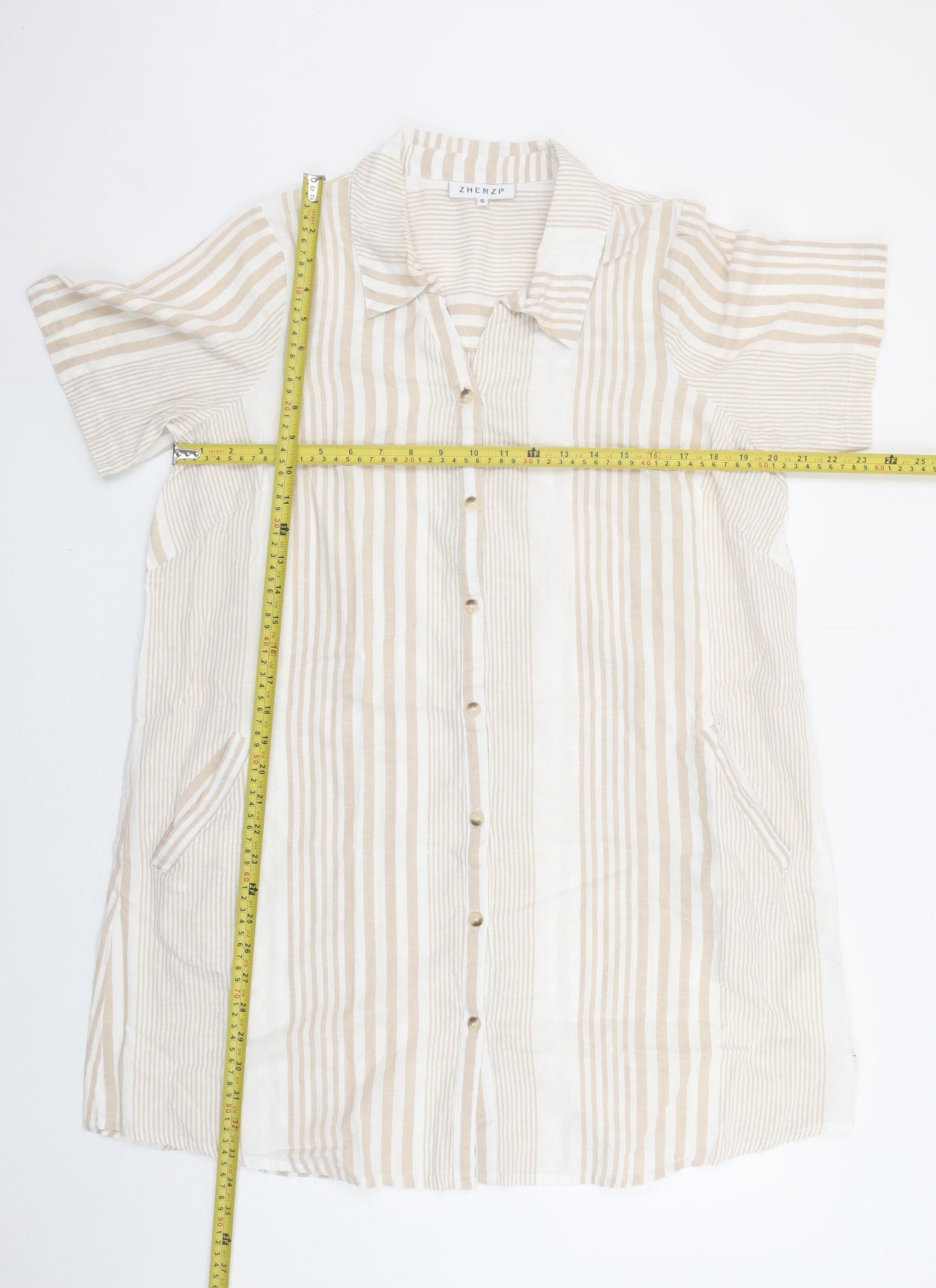 Womens UK Size S Zhenzi Shirt Dress