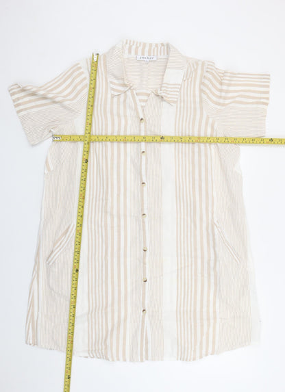 Womens UK Size S Zhenzi Shirt Dress