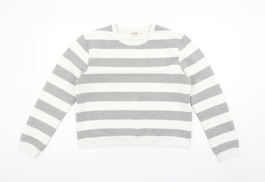 Womens UK Size 14 Louche Grey Pullover Sweatshirt