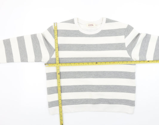 Womens UK Size 14 Louche Grey Pullover Sweatshirt