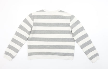 Womens UK Size 14 Louche Grey Pullover Sweatshirt