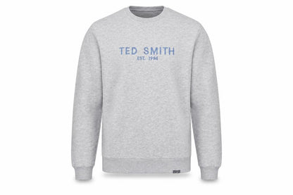 Mens UK Size M Ted Smith Grey Pullover Sweatshirt