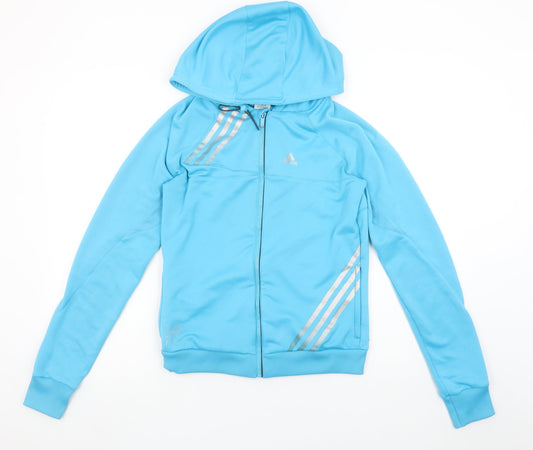 Adidas Women’s Blue Full Zip Hoodie Size 14 London 2012 Polyester