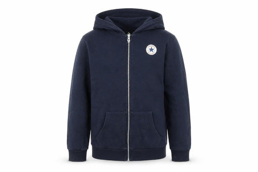 Converse Boys Blue Full Zip Hoodie XL 13-15 Years Cotton Blend All Star