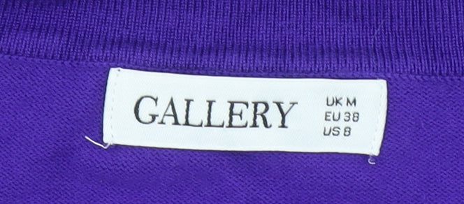Gallery Women’s Multicoloured Crew Neck Knit Pullover Jumper Size M