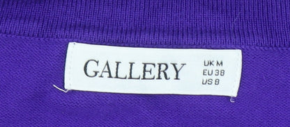 Gallery Women’s Multicoloured Crew Neck Knit Pullover Jumper Size M