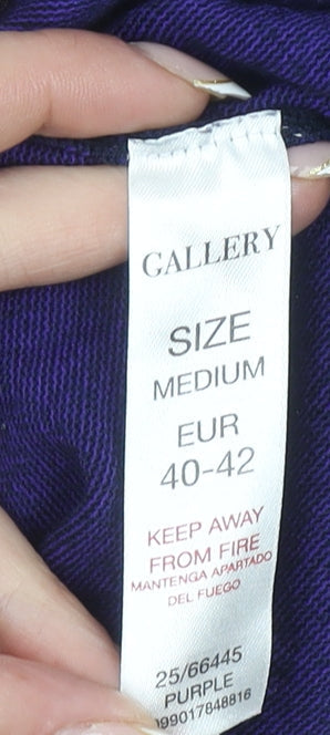 Gallery Women’s Multicoloured Crew Neck Knit Pullover Jumper Size M