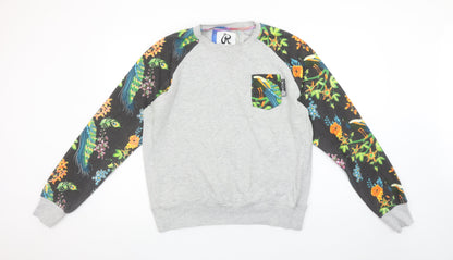 Mens UK Size L RATCHET Grey Pullover Sweatshirt