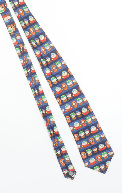 Marks and Spencer Men's Blue South Park Cartoon Slim Tie One Size