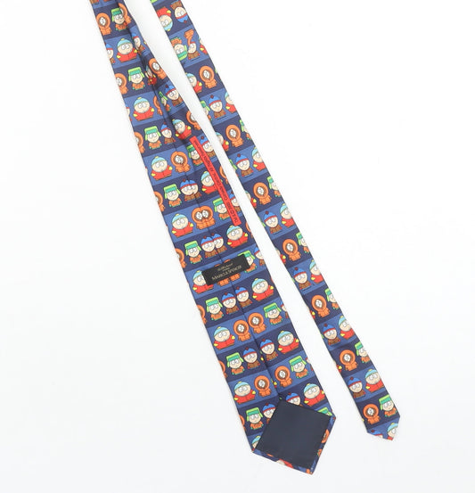 Marks and Spencer Men's Blue South Park Cartoon Slim Tie One Size