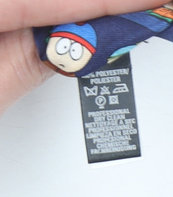 Marks and Spencer Men's Blue South Park Cartoon Slim Tie One Size