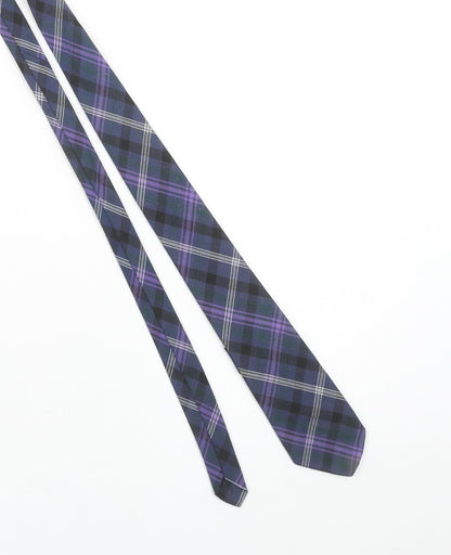 Edinburgh Old Town Weaving Co Men’s Purple Tartan Wool Tie