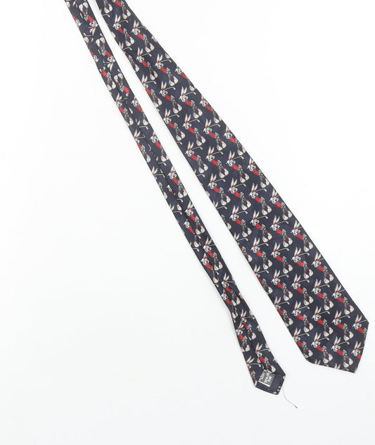 Marks and Spencer Men's Blue Looney Tunes Bugs Bunny Golf Tie