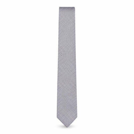 Mens Wolsey Grey Geometric 100% Polyester Slim Tie