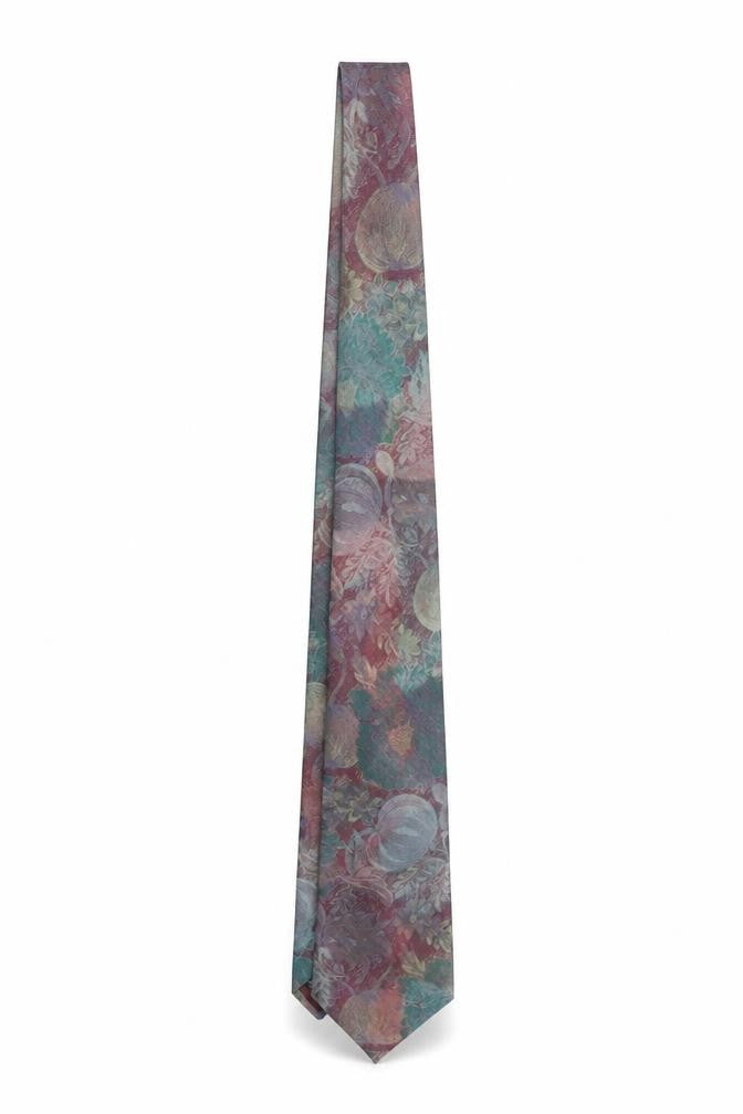 Mens Debenhams Multicoloured Paisley 100% Polyester Designer Tie