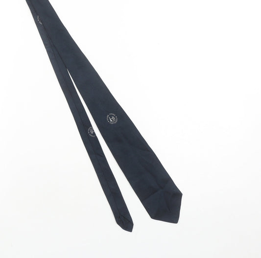 Marks of Distinction Men's Navy Silk Tie Made in England Classic Style