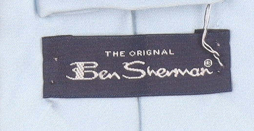 Ben Sherman Men's Aqua Silk Slim Tie