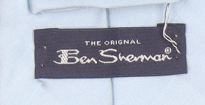Ben Sherman Men's Aqua Silk Slim Tie