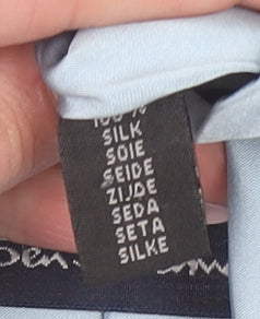 Ben Sherman Men's Aqua Silk Slim Tie