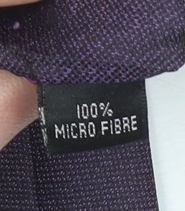 ONESIX5IVE Men's Purple Slim Tie Microfibre Designer Style 176