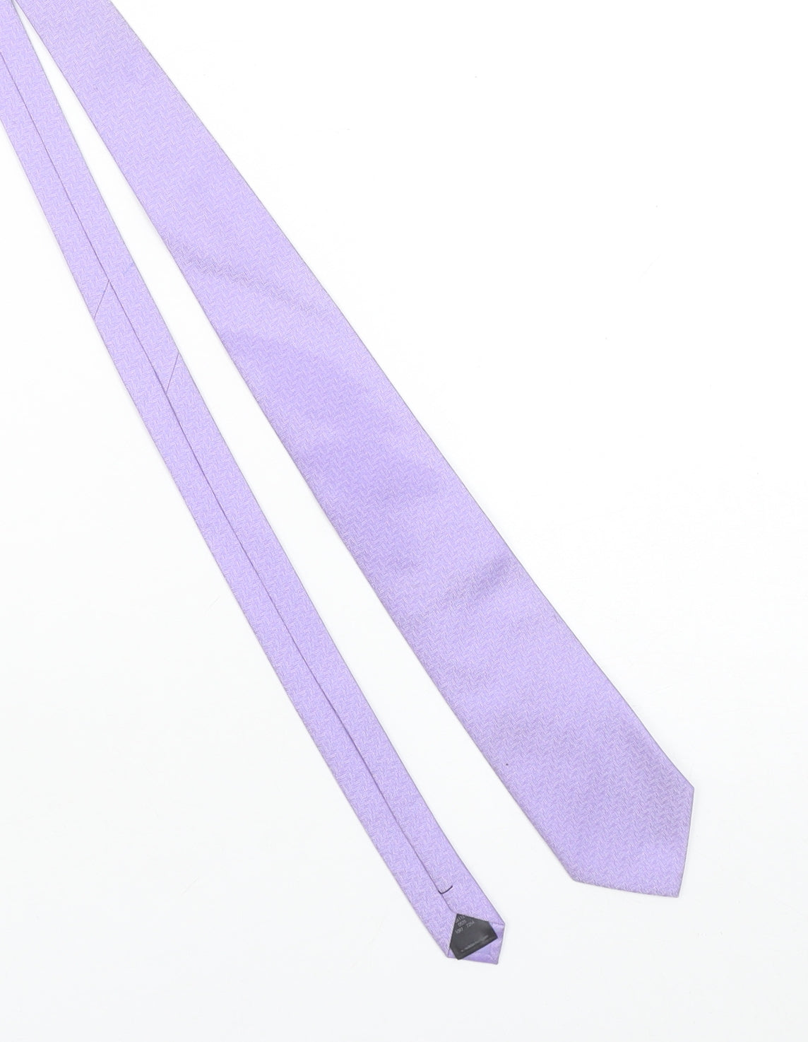Thomas Nash Men's Purple Pointed Tie 176 Polyester Slim Design
