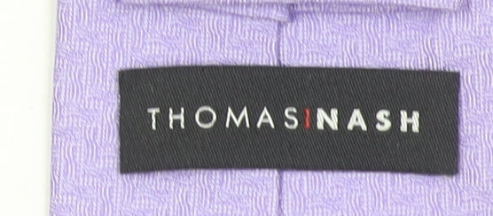 Thomas Nash Men's Purple Pointed Tie 176 Polyester Slim Design