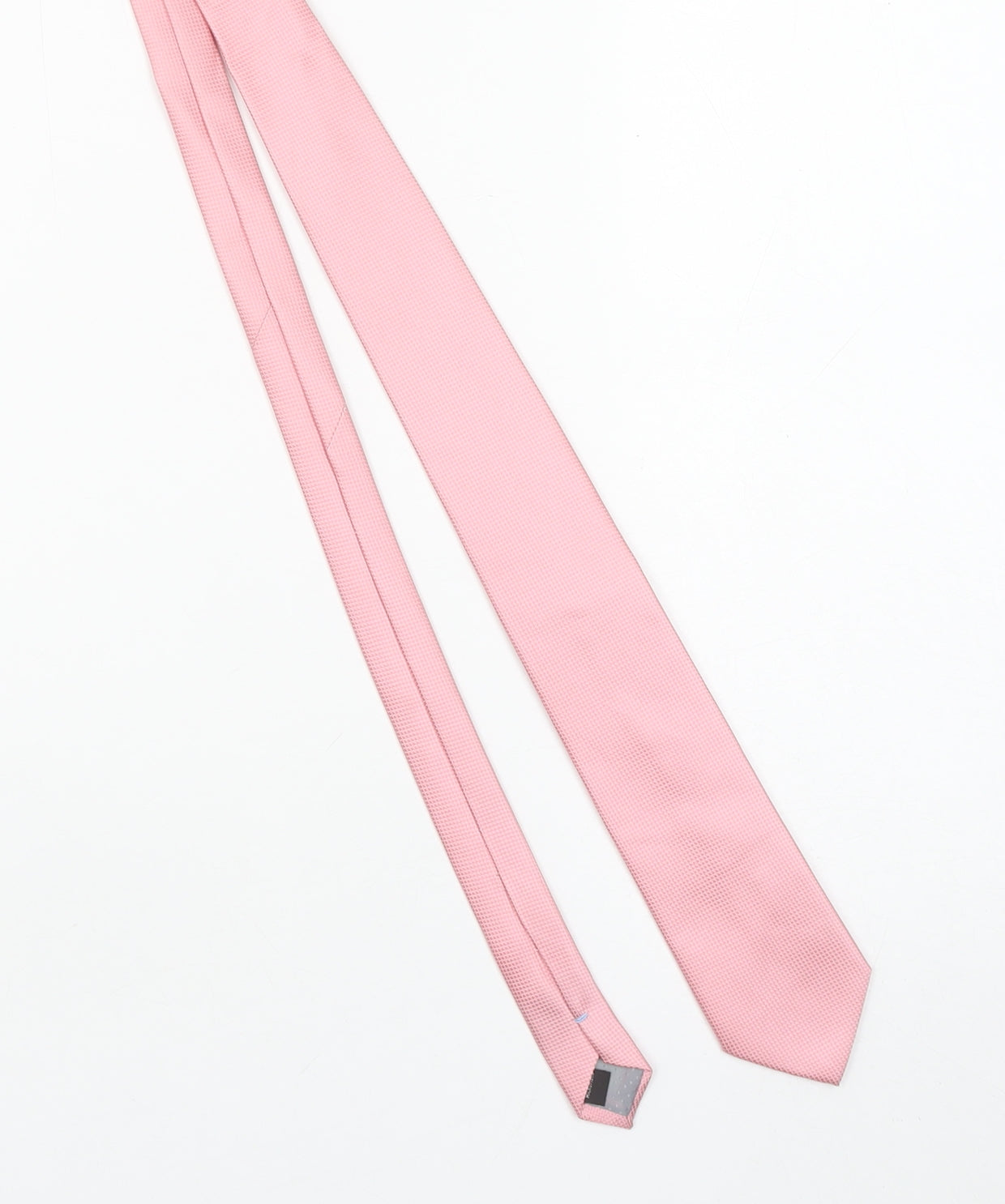 Puccini Men's Pink Slim Tie in 100% Microfibre – One Size