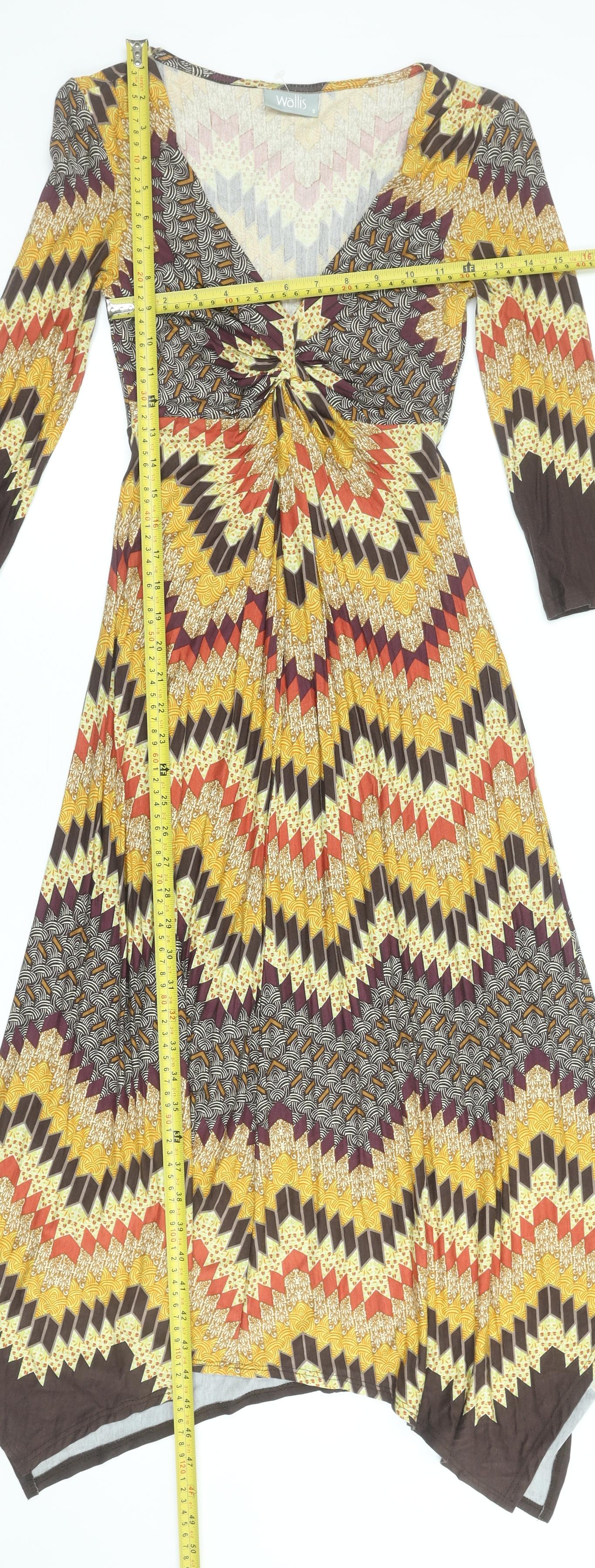 Womens UK Size 8 Wallis A-Line Dress
