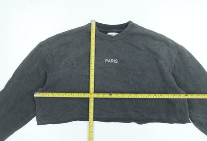 Womens UK Size 12 Topshop Grey Pullover Sweatshirt