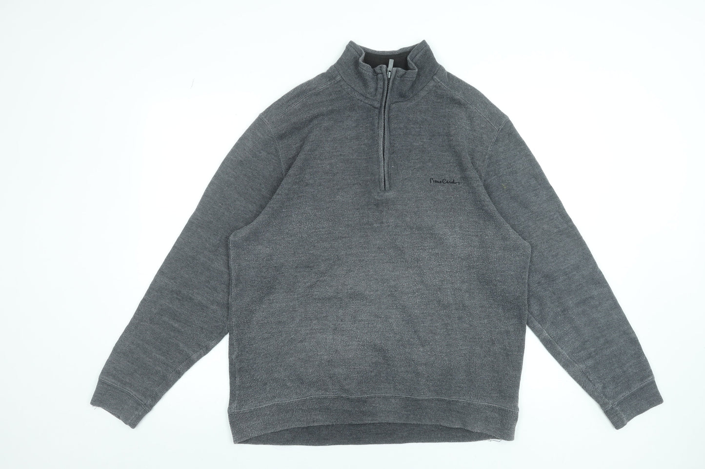 Mens UK Size XL Pierre Cardin Grey Pullover Sweatshirt