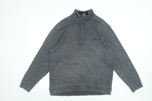 Mens UK Size XL Pierre Cardin Grey Pullover Sweatshirt