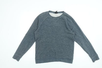 Mens UK Size M H&M Blue Pullover Sweatshirt