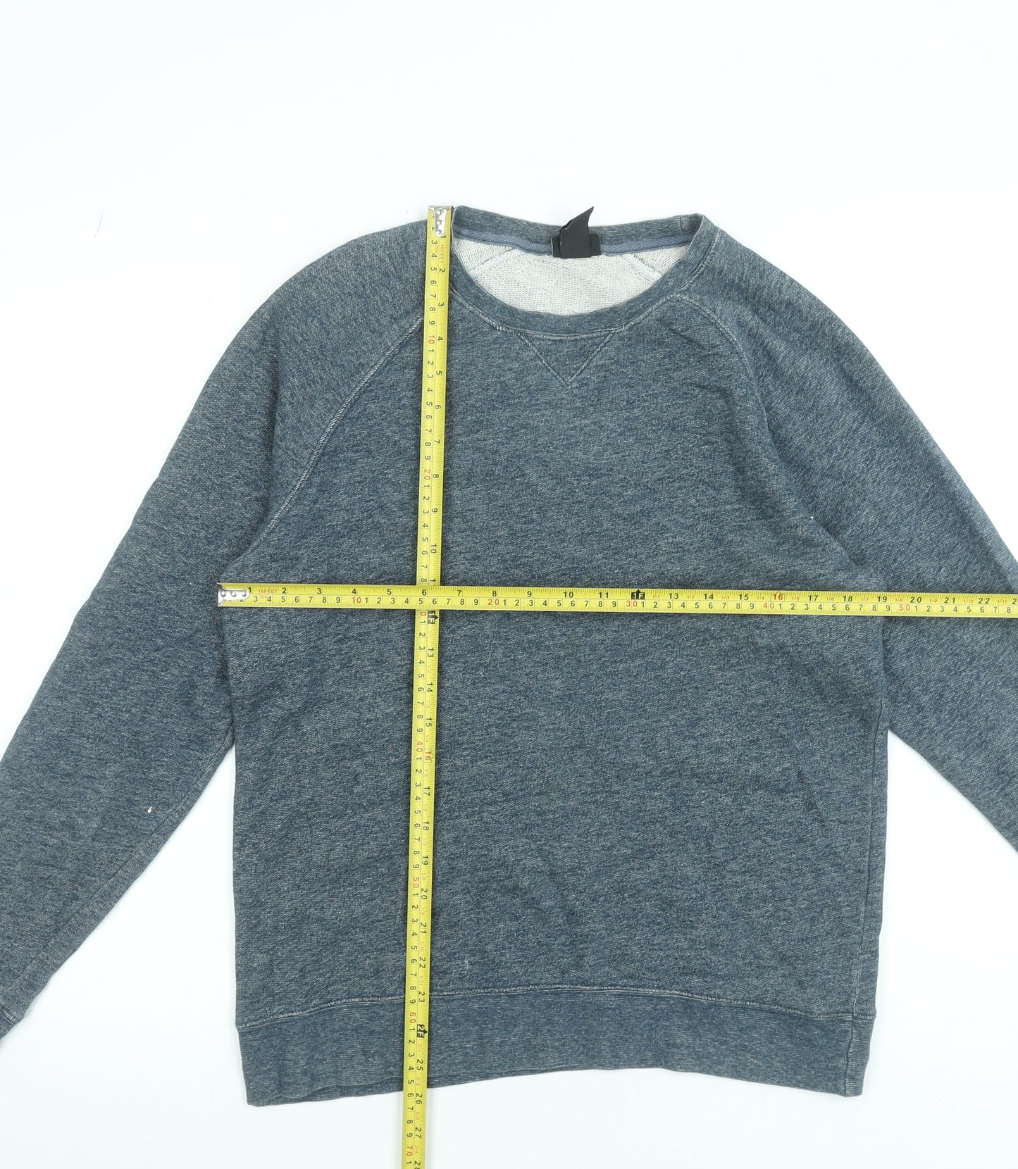 Mens UK Size M H&M Blue Pullover Sweatshirt