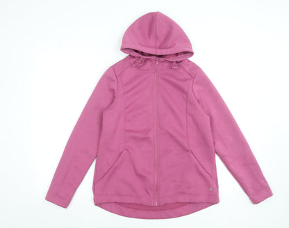 Womens UK Size S Dunnes Stores Pink Full Zip Hoodie