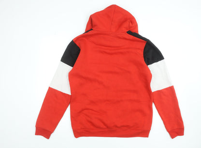 boohooMAN Men's Multicoloured Pullover Hoodie Size M with Logo