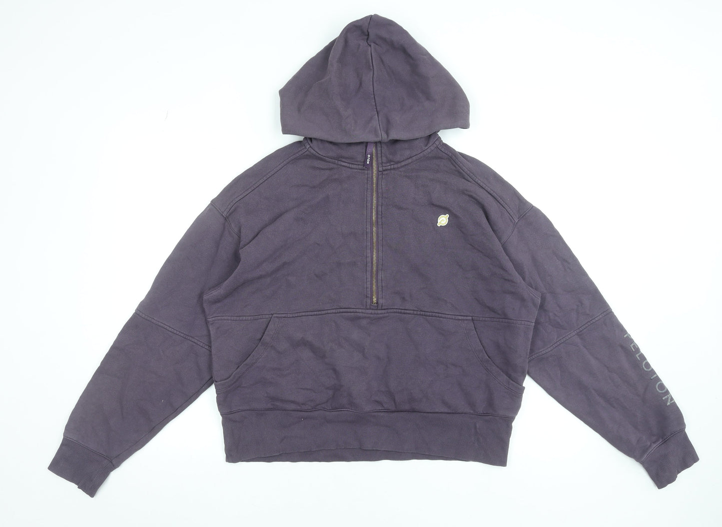 Womens UK Size M Peloton Purple Pullover Hoodie