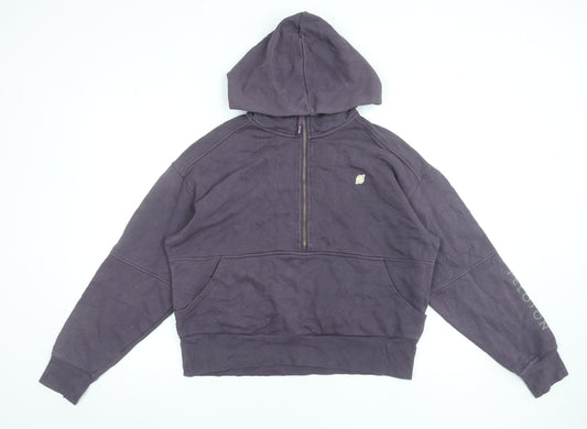 Womens UK Size M Peloton Purple Pullover Hoodie