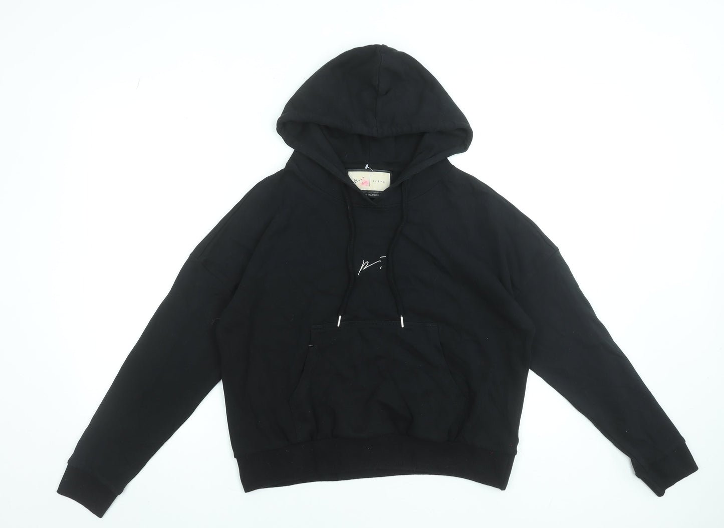 Womens UK Size 6 Prévu Black Pullover Hoodie
