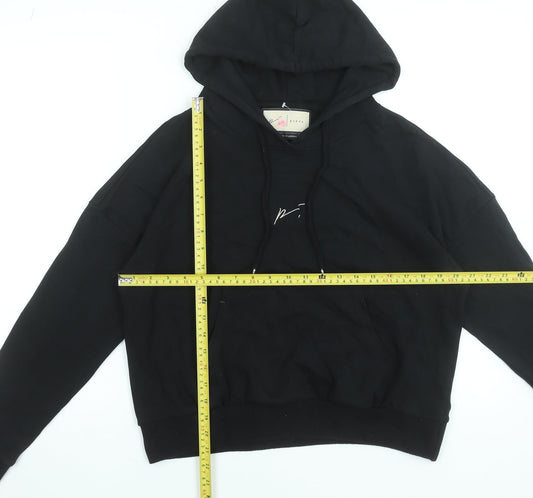 Womens UK Size 6 Prévu Black Pullover Hoodie