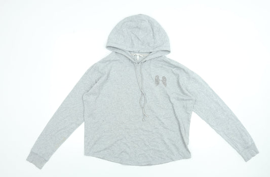 Womens UK Size M Victoria's Secret Grey Pullover Hoodie