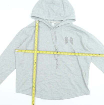 Womens UK Size M Victoria's Secret Grey Pullover Hoodie