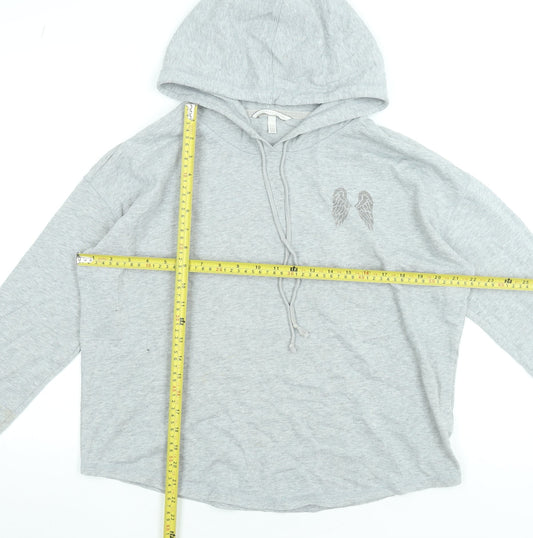 Womens UK Size M Victoria's Secret Grey Pullover Hoodie