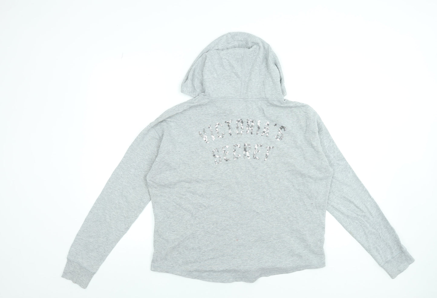 Womens UK Size M Victoria's Secret Grey Pullover Hoodie