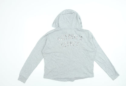 Womens UK Size M Victoria's Secret Grey Pullover Hoodie