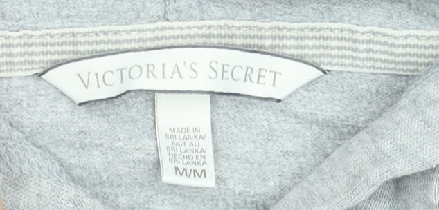 Womens UK Size M Victoria's Secret Grey Pullover Hoodie